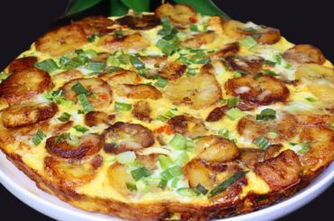 The Most Delicious Healthy High PROTEIN EGG Breakfast Recipe Ever | EGG FRITTATA