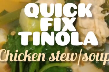 #quickrecipe #tinolangmanok #chickenstew | Healthy dinner for busy working people like me.