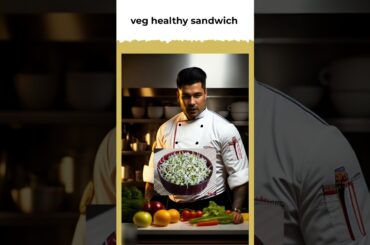 Veg Healthy Sandwich Recipe/Sandwich /#shorts #sandwich