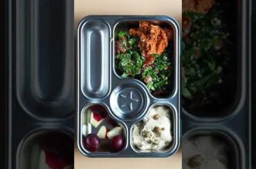 #shorts Vegetarian Middle Eastern lunch box, Healthy lunch box ideas, Meal prep, Yummy bento box