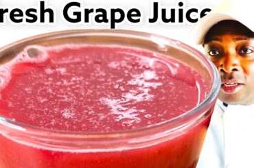 Red grape drink with ginger lemon Healthy Side