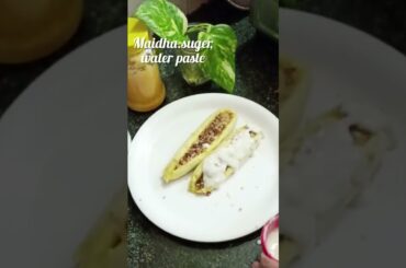 Banana Stuffing Recipe|healthy evening snack#shorts