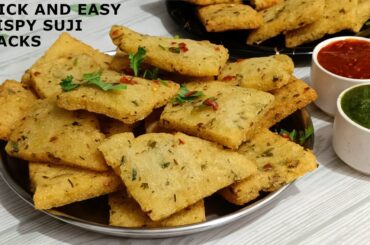 Suji Snacks Recipe | Quick & Easy Suji Aloo Snacks | Suji Aloo Cutlet Recipe | Aloo Cutlet Recipe