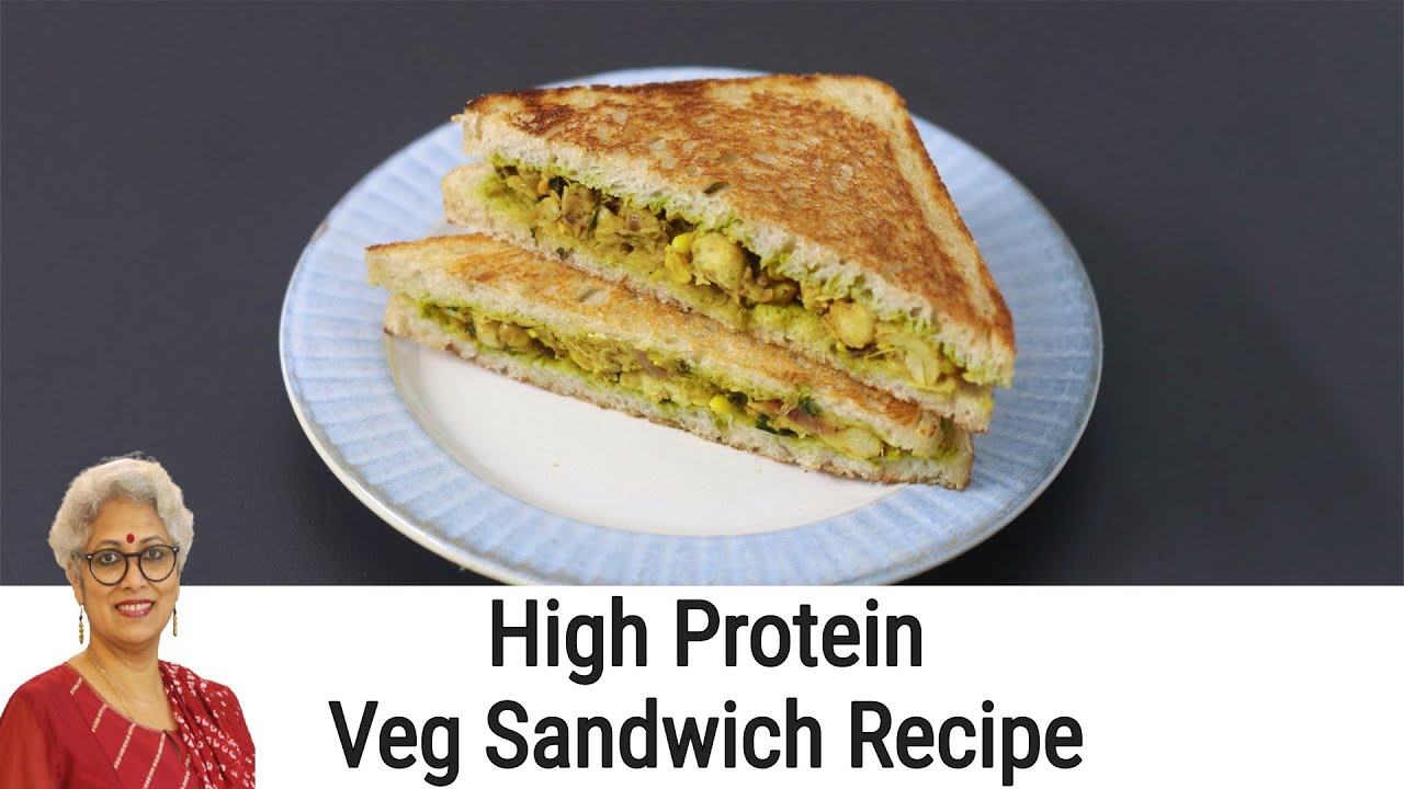 High Protein Sandwich For Weight Loss – Healthy Vegetarian Sandwich Recipe | Skinny Recipes High Protein Sandwich For Weight Loss - Healthy Vegetarian Sandwich Recipe | Skinny Recipes
