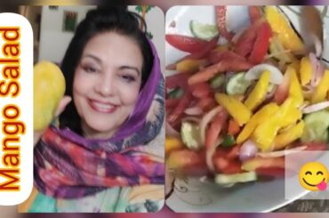 Mango Salad | Cucumber Mango  Salad | Healthy Salad  | kausaralvi lifestyle