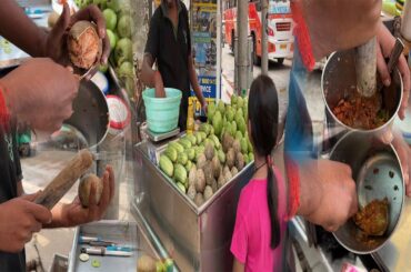 Wood Apple Chat | Tasty Masala Bel | Wood Apple Street Food | Indian Street Food