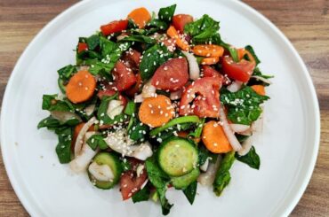 HEALTHY SPINACH SALAD RECIPE ! EAT DAY AND NIGHT AND LOSE WEIGHT