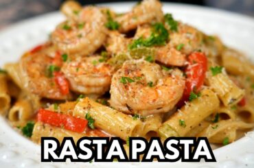 How To Make The Most Flavorful Pasta Ever - (Shrimp Rasta Pasta Recipe)
