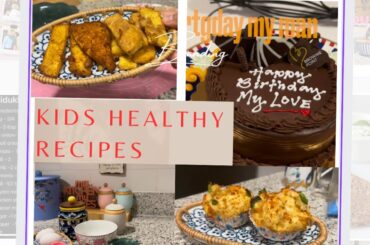 Kids healthy breakfast ideas and easy recipes.A birthday vlog and suprise party and unboxing