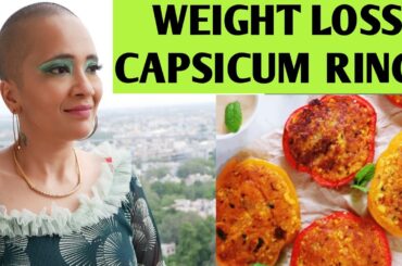 Capsicum Rings recipe for weight loss | Paneer fat loss recipes | Week 3 | Indian Diet by Richa