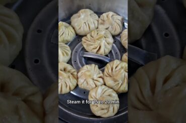 Healthy Momo's  from wheat flour easy snack #Shorts