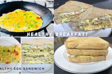 Healthy Egg Sandwich With Avacado | Healthy Breakfast Recipe | Healthy Egg With Barocolli