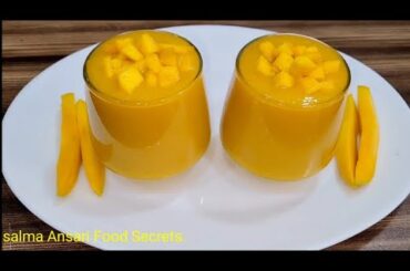 Mango Juice Recipe By Salma Ansari Food Secrets |Ijaz Ansari Food Secrets |Urdu |