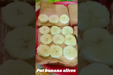 Pre Workout Breakfast Recipe | Peanut Butter Sandwich #shortvideo #healthy #breakfast #youtubeshorts