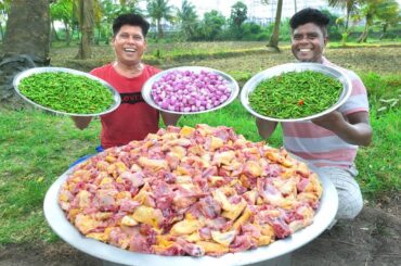 THAI CHIllI CHICKEN | Spicy Kanthari Chilli Chicken Recipe | Village Food