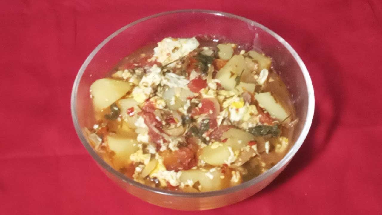 Scrambled Egg Potato Fenugreek Leaf Bowl/Dinner Recipes/Potato Recipes/Egg Recipe/Pilaf Recipes 1529 Scrambled Egg Potato Fenugreek Leaf Bowl/Dinner Recipes/Potato Recipes/Egg Recipe/Pilaf Recipes 1529