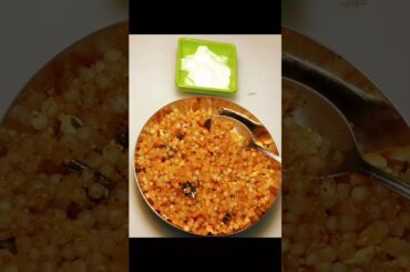 Sabudana Khichdi Recipe ||Food Paradise Healthy cooking #shorts#viral