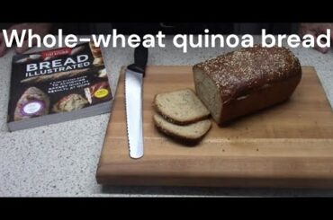 whole wheat quinoa bread - heart healthy flaxseeds - recipe 19