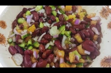 Red Beans Salad Recipe / Healthy Protein Salad / By Samra Food