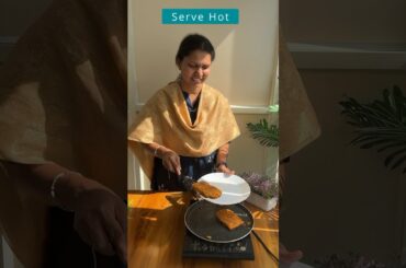 Bread besan toast | #shorts | kabitaskitchen