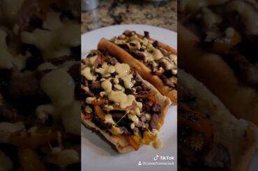 Low Calorie Philly Cheese Steaks! #lowcalorie #lowfatrecipes #philly #phillycheesesteak #cooking