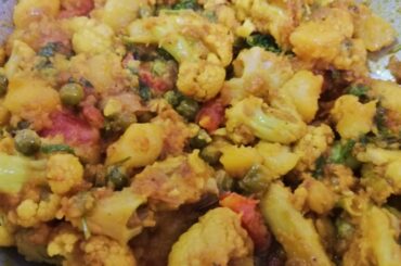 Masala Aloo Gobi Matar l weight loss Recipe l Healthy and tasty l S@Kitchens