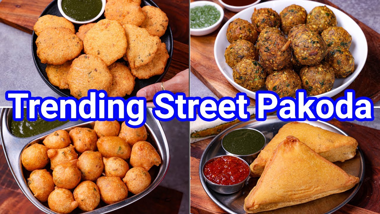 Trending Street Style Pakoda & Bajji Recipes – Perfect Evening Tea Time Snacks | Street Style Pakora Trending Street Style Pakoda & Bajji Recipes - Perfect Evening Tea Time Snacks | Street Style Pakora