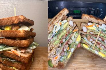 Low Fat HEALTHY Club Sandwich