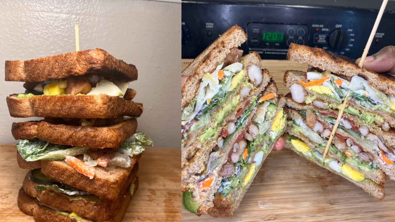 Low Fat HEALTHY Club Sandwich Low Fat HEALTHY Club Sandwich