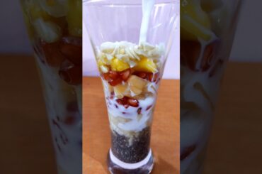 Weight loss Recipe for Break fast | Chia seeds fruits pudding Recipes #shorts #healthy