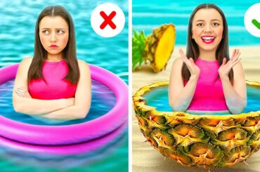 COOL PARENTING HACKS FOR HILARIOUS SUMMER FAMILY FUN || Helpful DIY Ideas And Tips By 123 GO Genius!