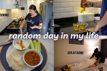 random day in my life~ spa at home, organising fridge, cooking rajma & more