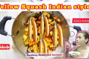 Alias favorite zucchini masala recipe |  yellow Squash Indian style curry | yellow tori #zucchini