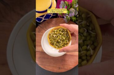 Healthy Paratha Recipe | Sprouted Moong Paratha | Paratha Recipe #shorts #youtubeshorts #viralvideo