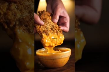 Popcorn Crusted Chicken - @ChiliPepperCooks