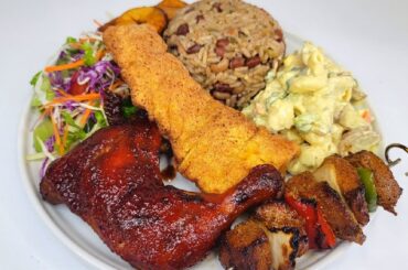 Cook lunch with me caribbean style, perfect for Father's day. full recipe