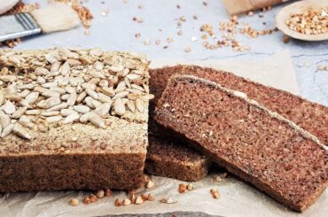 Healthy Vegan Chia Bread for Breakfast | Gluten-Free & Yeast- Free Buckwheat Chia Bread