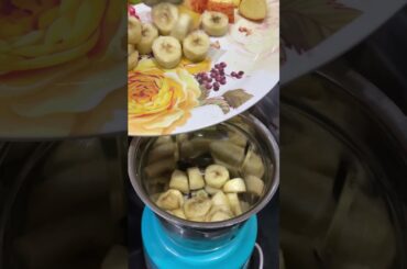How to make quick & healthy smoothie recipe#breakfast #shorts #weightloss #healthy #banana #smoothie