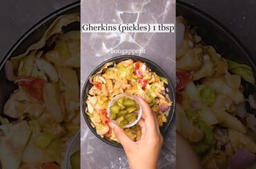 Subway Chicken Salad Recipe| Healthy Chicken Salad for weight loss #subway #salad #short #chicken