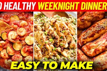 10 New & Delicious Easy Dinners | Perfect EASY Cheap Weeknight Meals! (Beginners Tips)