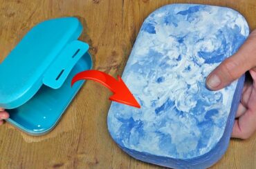 I turned an ORDINARY lunch box into a COOL thing! decoration ideas, craft ideas, handicraft,