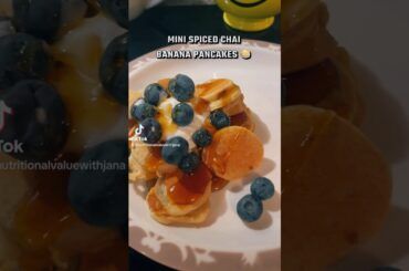 Protein Banana Mini Pancakes #nutritionalvaluewithjanak #nutritionalvalue #healthyrecipes #shorts