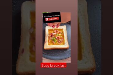 bread omlet breakfast #tasty #shorts #tastyfood #viral#kitchen #healthy #breadrecipe #bread and egg