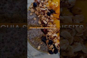 Low-calorie chia seed pudding | Healthy breakfast recipe #shorts