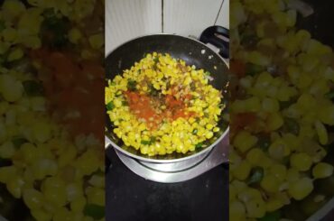 Sweet Corn chaat recipe | Tasty and healthy #cornchaatrecipe #youtubeshorts #shorts