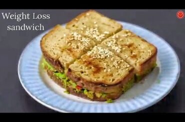 Weight loss Sandwich recipe | Healthy sandwich recipe | Vegetable sandwich | weight loss recipe |veg