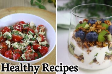2 healthy and delicious recipes #Healthysalad #healthybreakfast