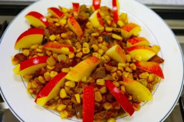 Sweet Corn Omelette, Easy And Quick  Breakfast Recipe