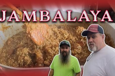 BEST JAMBALAYA I HAVE EVER MADE!!! Cooking Lunch For The Guys Out In The Shop