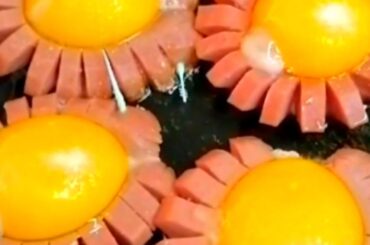 SUNFLOWER HOTDOG ||EASY BREAKFAST IDEAS ||LEAH BLANCA COOKING VLOG